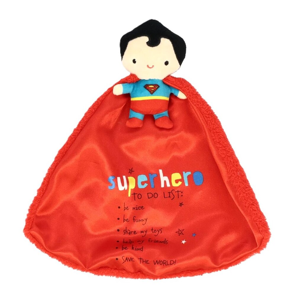 Kids Preferred DC Heroes Superman Lovey Security Security Blanket Lovey NWT